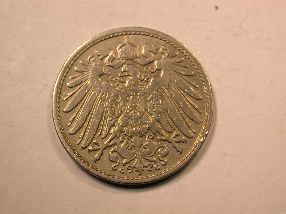  E20  KR  10 Pfennig  1892 G in f.ss  Originalbilder   