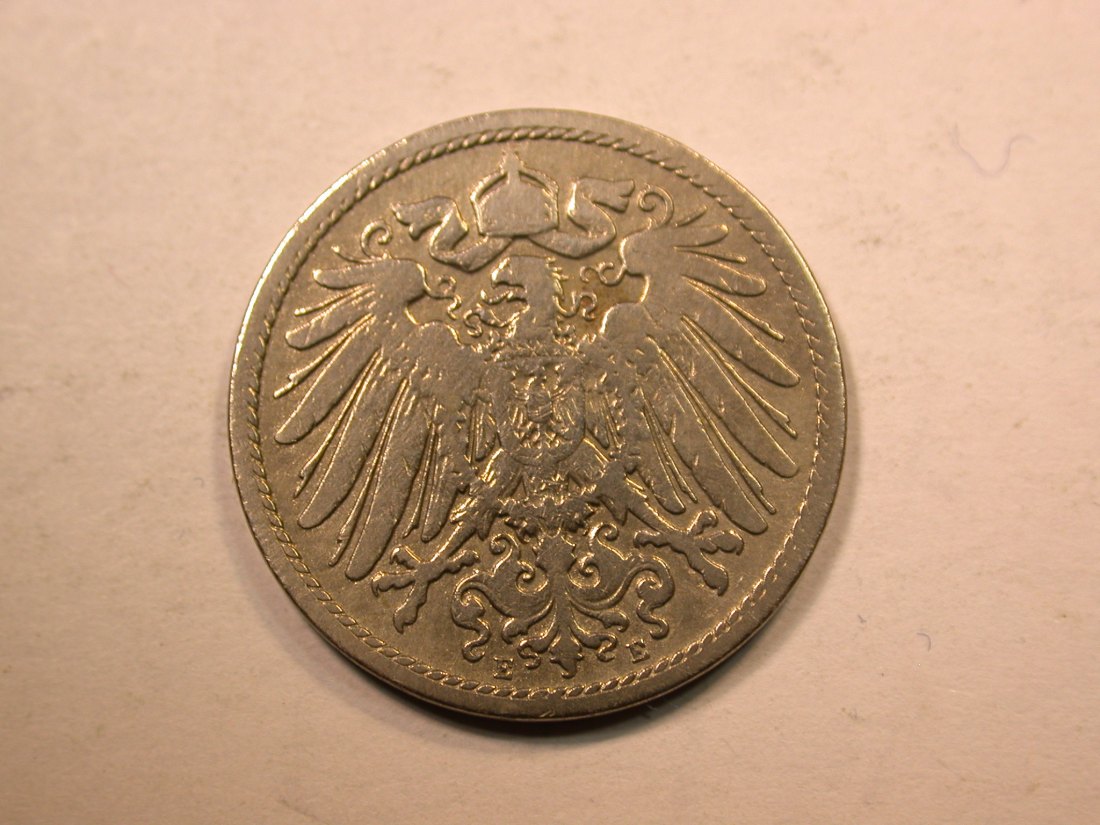  E20  KR  10 Pfennig  1894 E in s-ss  Originalbilder   