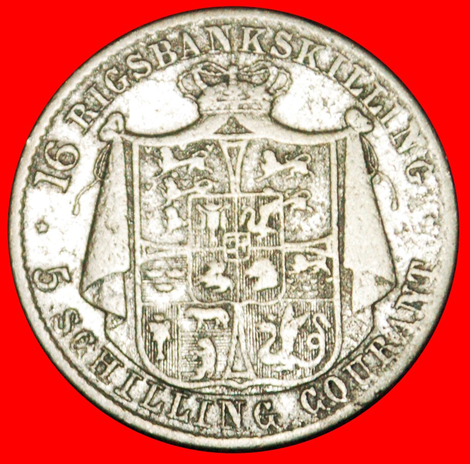 · SCHLESWIG-HOLSTEIN (1842-1844): DENMARK ★ 16 SKILLING 1842! Christian VIII! LOW START★ NO RESERVE!