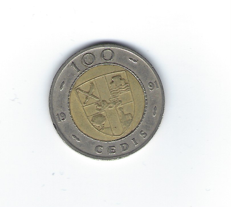  Ghana 100 Cedis 1991   