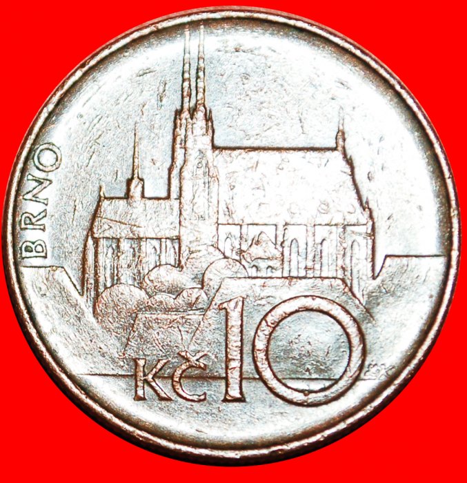  · GERMANY (1993-2019): CZECH REPUBLIC ★ 10 CROWNS 1993 NOT SMALL KČ! LOW START★ NO RESERVE!   