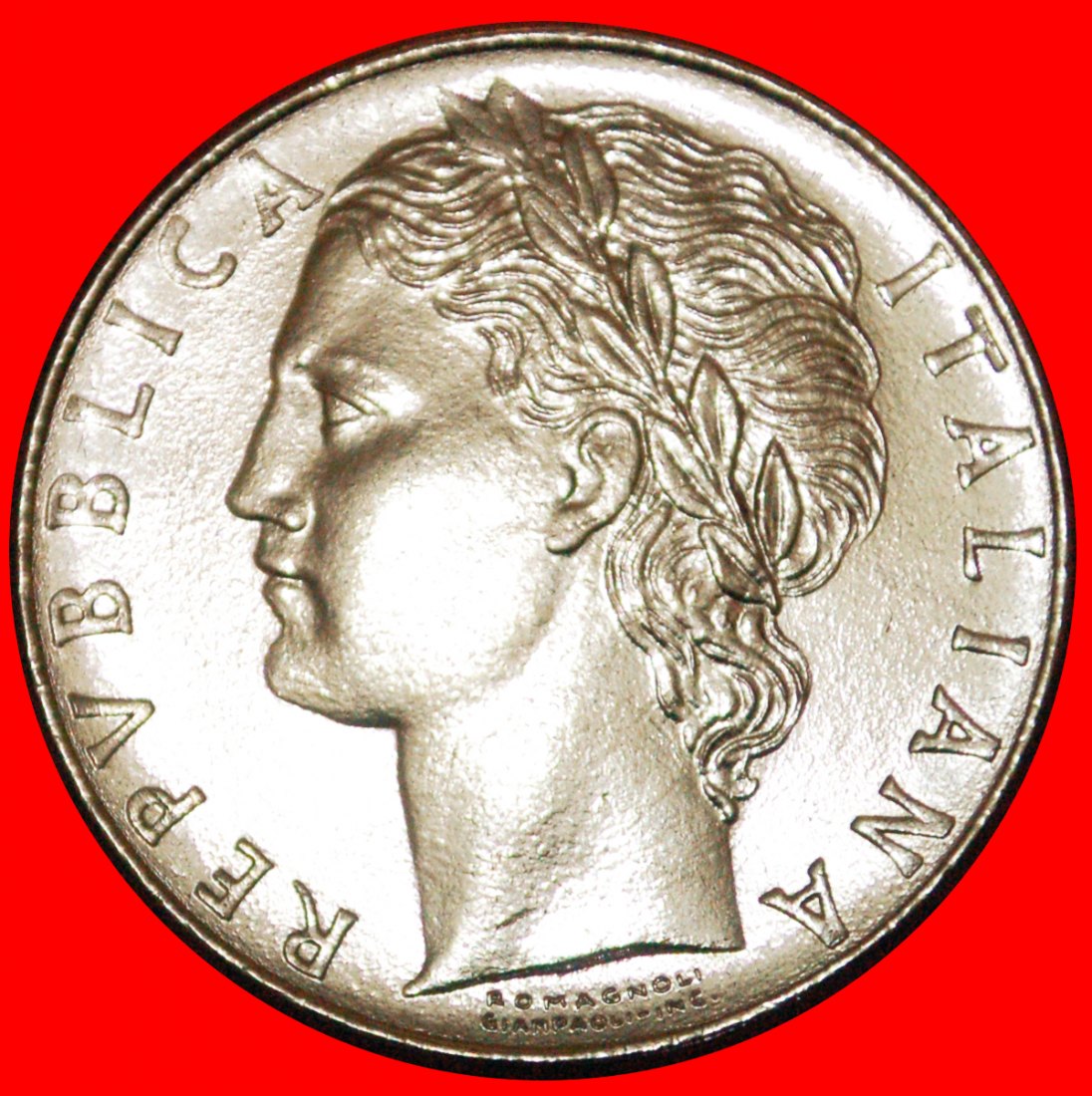  · GÖTTIN MINERVA (1954-1989): ITALIEN ★ 100 LIRE 1984R uSTG STEMPELGLANZ! OHNE VORBEHALT!   