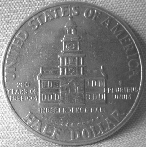  USA 1/2 Dollar 1976 D   