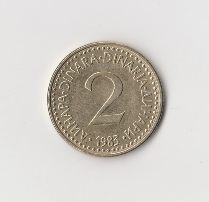  2 Dinara Jugoslavien 1983 (I943)   