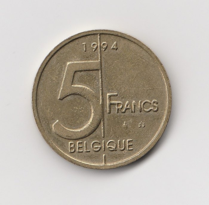  5 Francs Belgique 1994 (I949)   