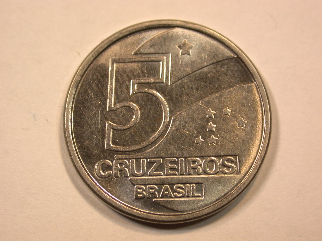  E21  Brasilien  5 Cruzeiros   Originalbilder   