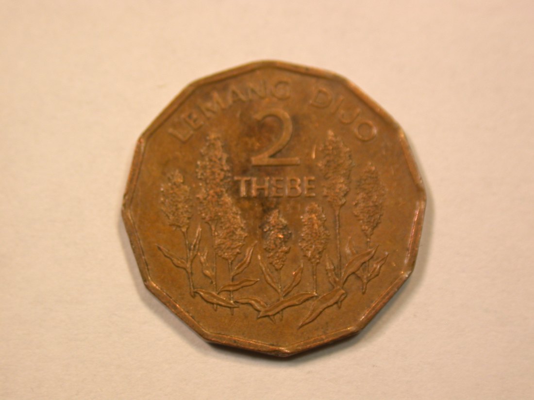 E21 Botswana 2 Thebe 1981 in vz Originalbilder