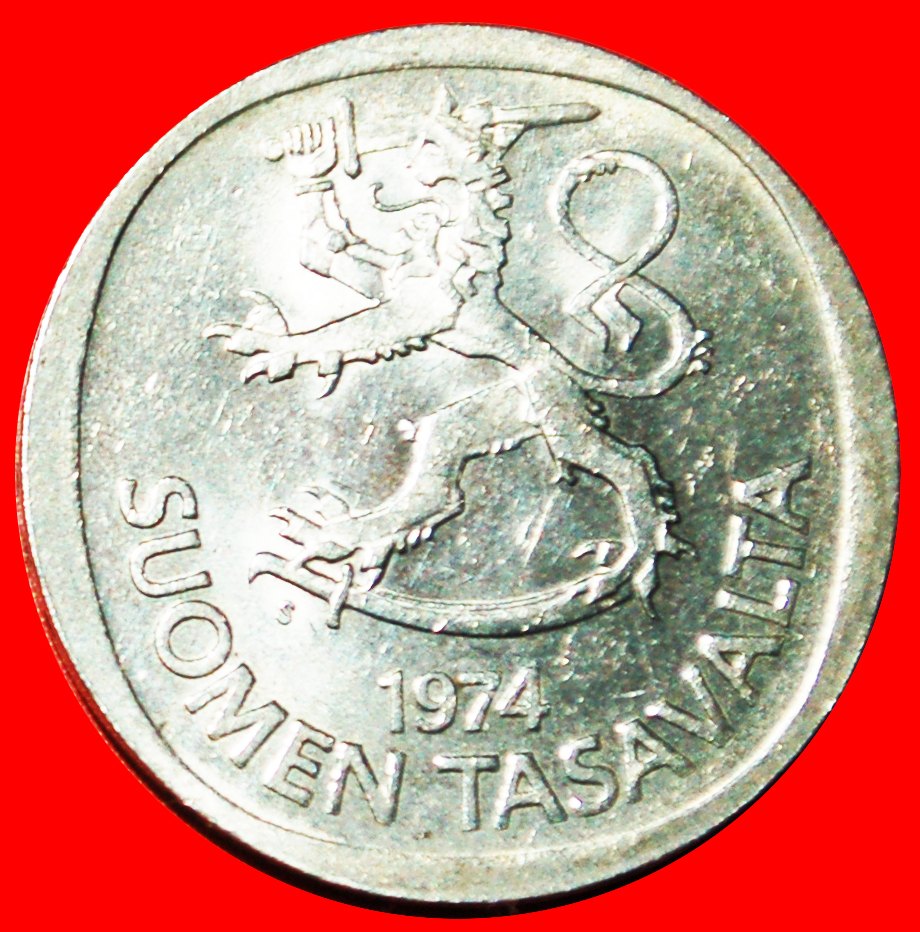  · ​​​​​​​​​​​​​​LION (1969-1993): FINLAND ★ 1 MARK 1974S MINT LUSTER! LOW START ★ NO RESERVE!   