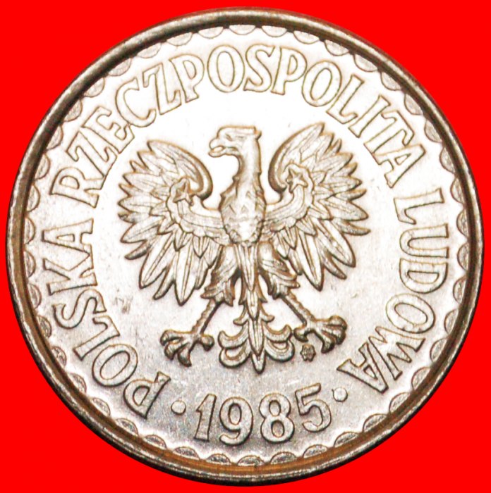  · LANGE LEGENDE (1957-1985): POLEN ★ 1 ZLOTY 1985 VZGL STEMPELGLANZ! OHNE VORBEHALT!   