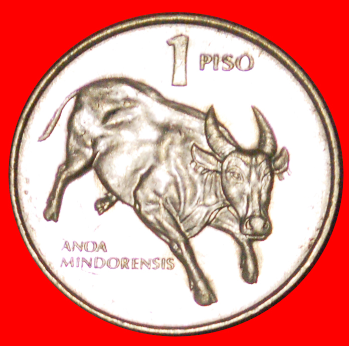 · STIER: PHILIPPINEN ★ 1 PISO 1994 VZGL STEMPELGLANZ! OHNE VORBEHALT!