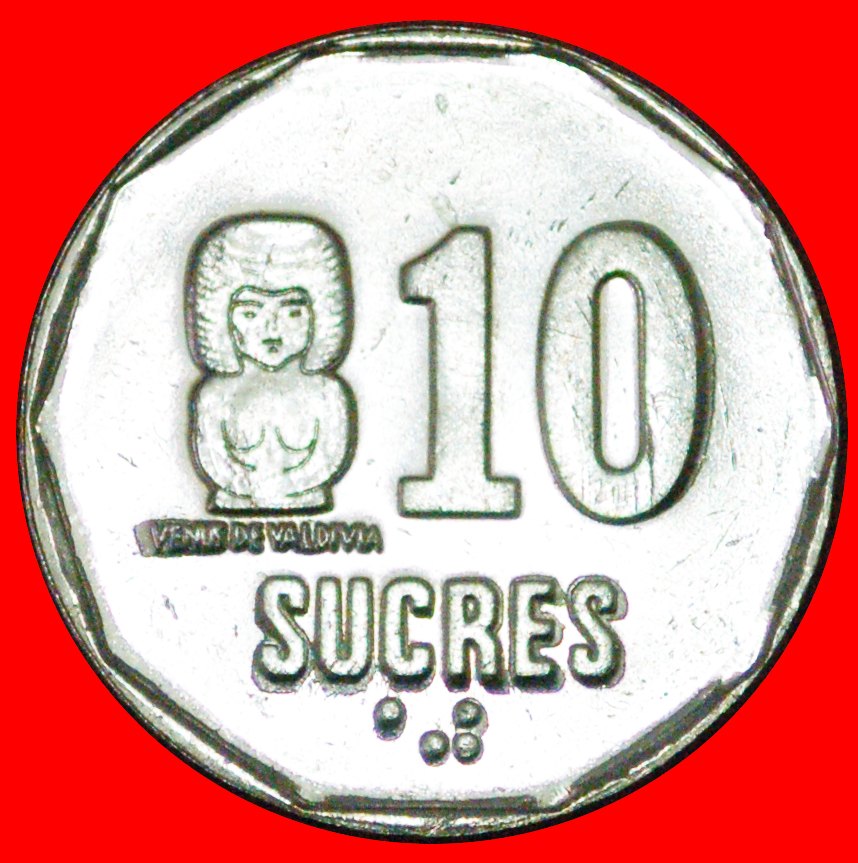 · KANADA: ECUADOR ★ 10 SUCRES 1991 VZGL STEMPELGLANZ! OHNE VORBEHALT!