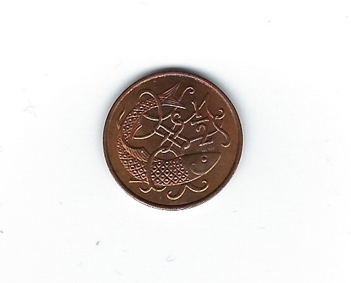  Man 1/2 Penny 1983   