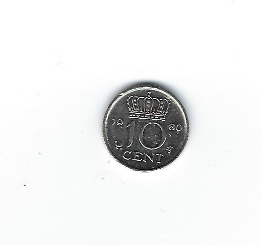 Niederlande 10 Cent 1980   