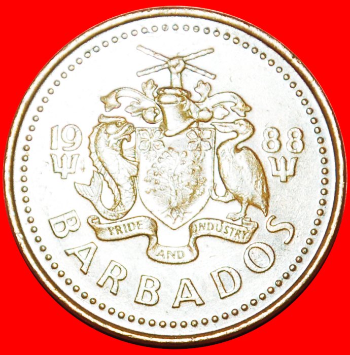  Ⰶ GREAT BRITAIN (1973-2007): BARBADOS ★ 5 CENTS 1988! LOW START ★ NO RESERVE!   