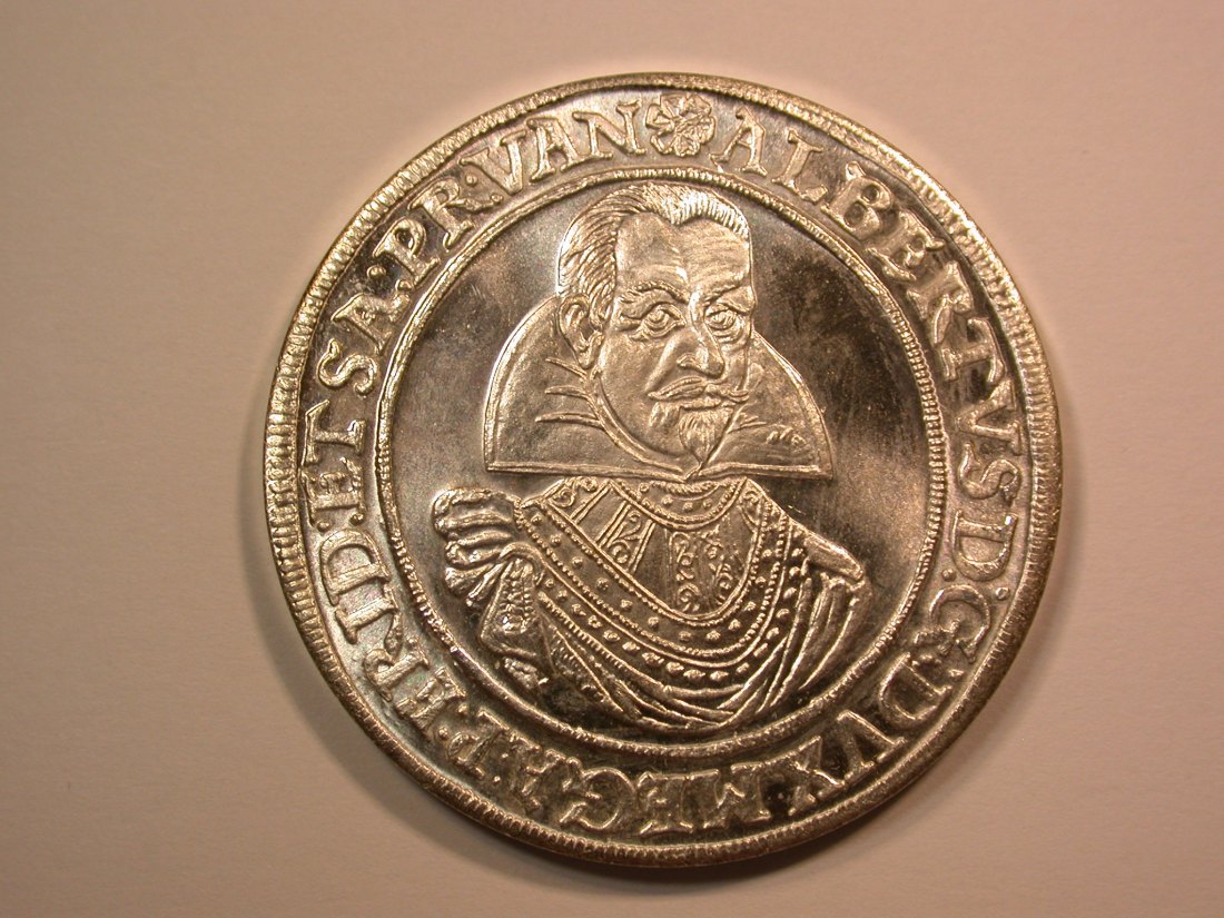 E22 Medaille Wallenstein Trimmtaler 1991 24,07 Gramm 40,2 mm sehr dekorativ Originalbilder