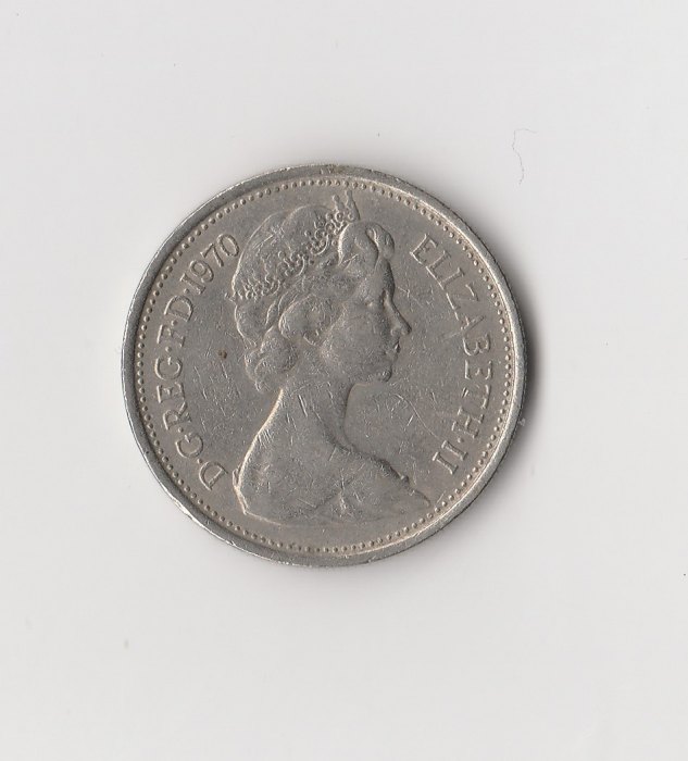  Großbritannien 5 Pence 1970  (I981)   