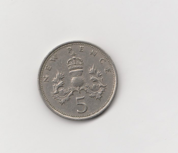  Großbritannien 5 Pence 1970  (I981)   