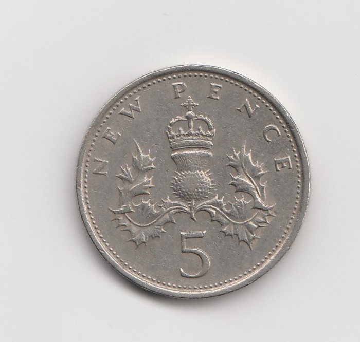  Großbritannien 5 Pence 1971  (I982)   