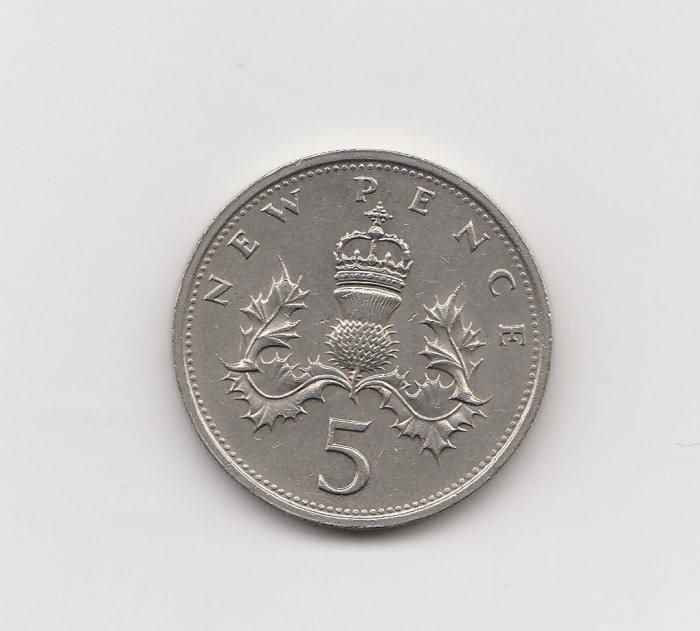 Großbritannien 5 Pence 1979 (I983)