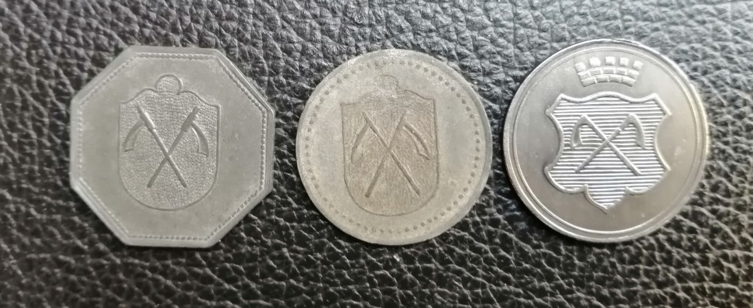  3x 10 Pfennig 1917 + 1918 + 1920 Homburg vor der Höhe Notgeld XXL Bilder   