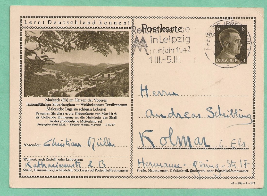 German postcard