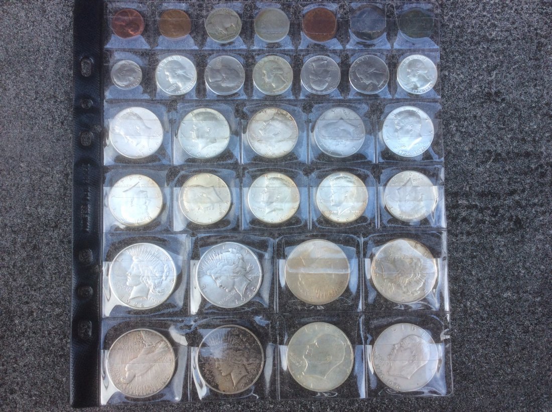 USA Sammlung mit viel Silber und alten Münzen