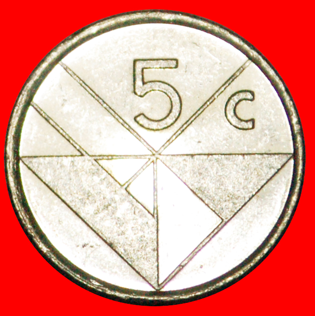 · NETHERLANDS: ARUBA ★ 5 CENTS 2005 MINT LUSTER! LOW START ★ NO RESERVE!