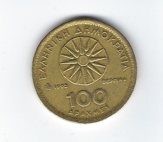  Griechenland 100 Drachmes 1992   