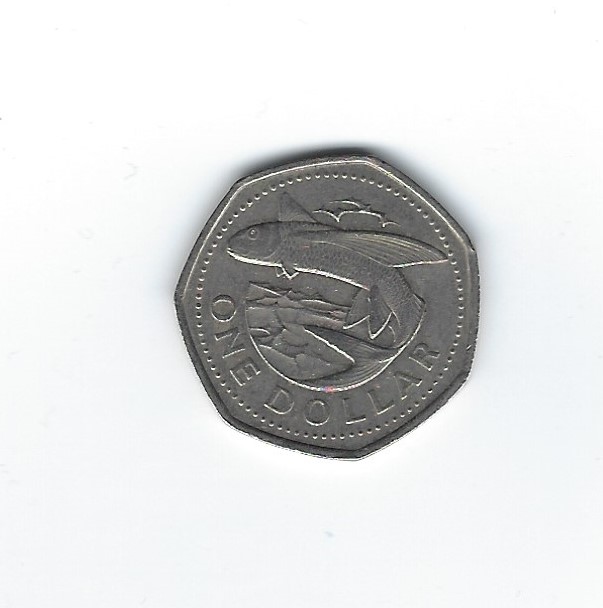 Barbados 1 Dollar 1988   