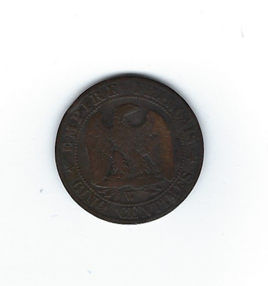  Frankreich 5 Centimes 1856   