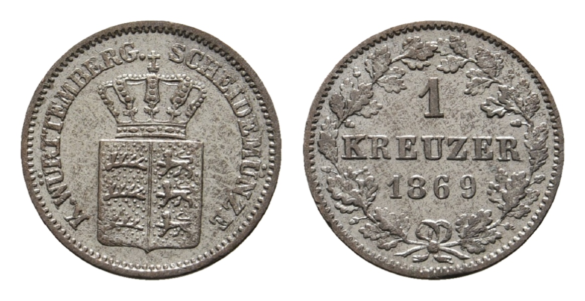  Altdeutschland; Kleinmünze 1869   