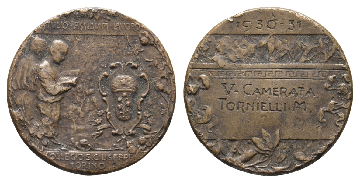  Italien, Medaille 1931; Bronze, 7,81 g, Ø 27,7 mm   