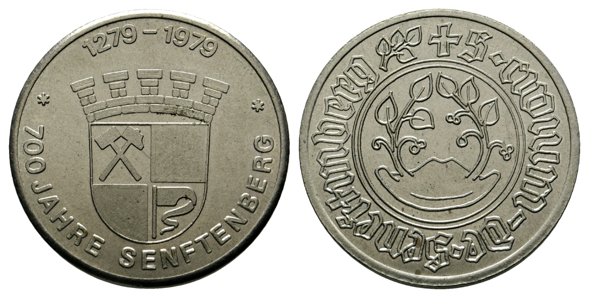 Senftenberg, Medaille 1979; Nickel, 24,56 g, Ø 35,7 mm   