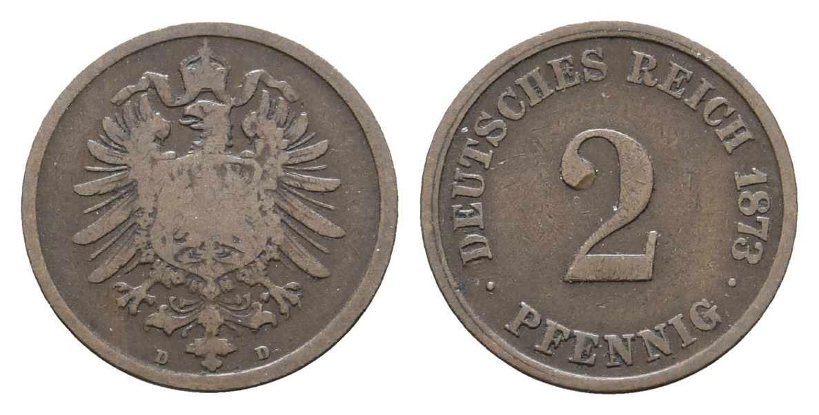  Altdeutschland; Kleinmünze 1873   