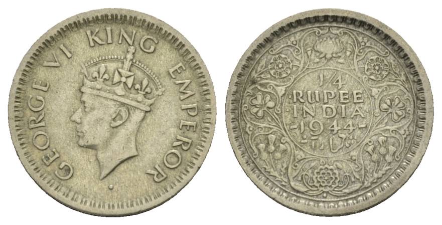  Indien;  Kleinmünze 1944   