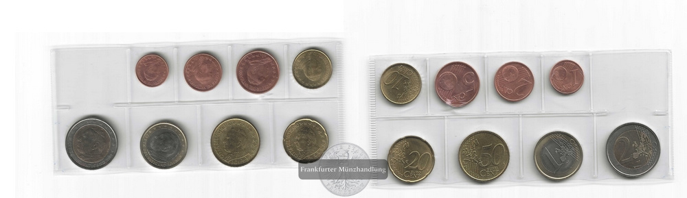 Vatican    Euro-Kursmünzensatz   2003    Pontifikat von Johannes Paul II  FM-Frankfurt   