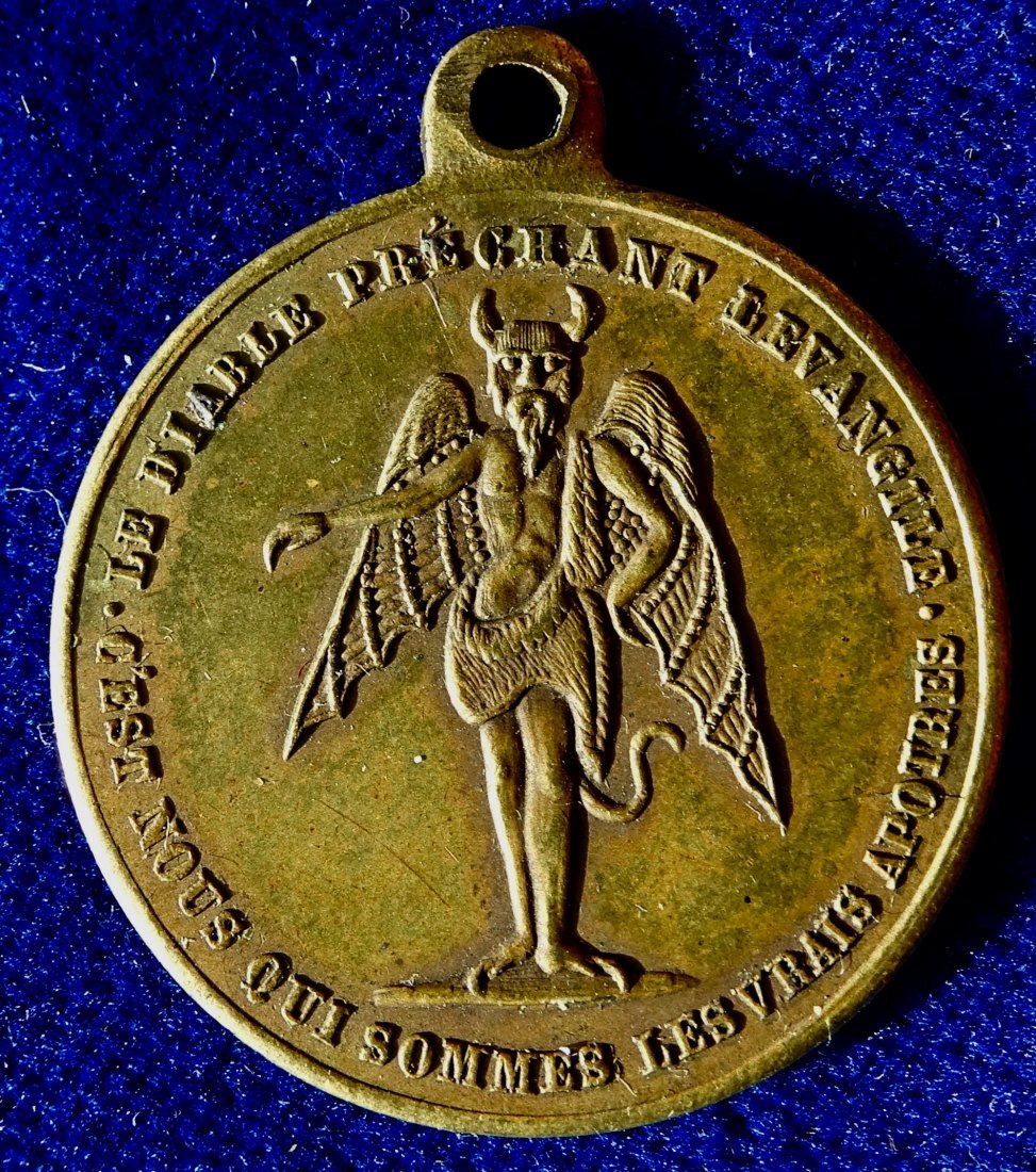  Paris, Frankreich, Revolution 1848, Medaille Weihnachtsbankett sozialistischer Frauen.   