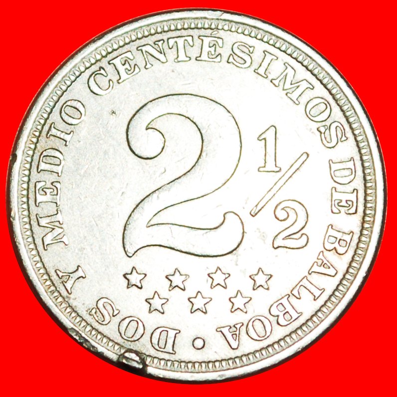 · SUN AND STARS (1907-1918): PANAMA ★ 2 1/2 CENTESIMOS 1916! LOW START ★ NO RESERVE!