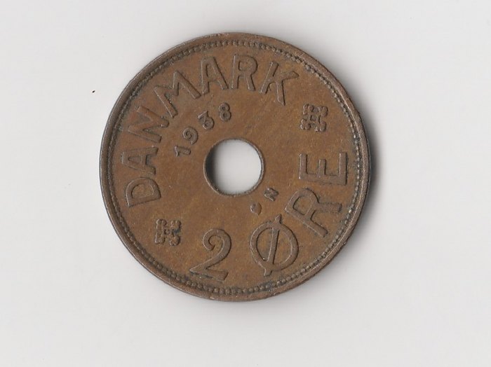 2 Ore Dänemark 1938 (M046)