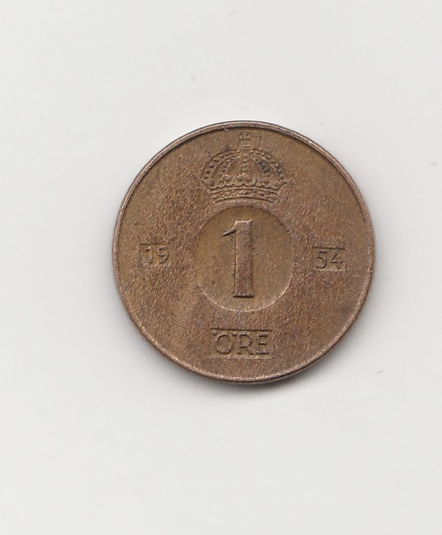  1 Ore Schweden 1954 (M049)   