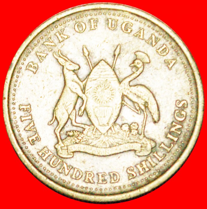  · KRAN (1998-2019): UGANDA ★ 500 SHILLINGS 2008! OHNE VORBEHALT!   