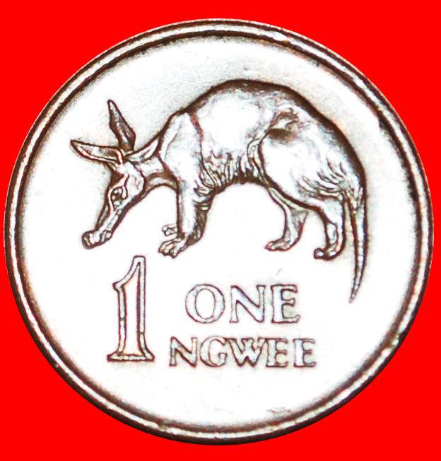  · GREAT BRITAIN (1968-1978): ZAMBIA ★ 1 NGWEE 1968 ANTEATER! LOW START★ NO RESERVE!   