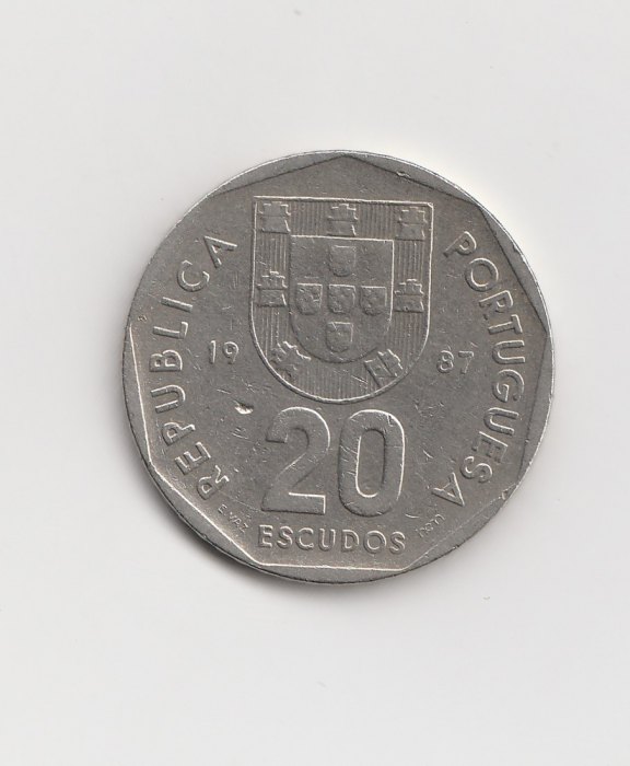  20 Escudos Portugal 1987 (M062)   