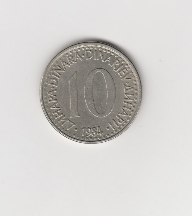  10 Dinar Jugoslawien 1984 (M076)   