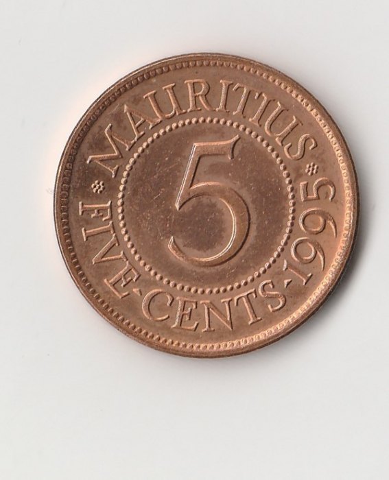  5 cent Mauritius 1995 (M080)   