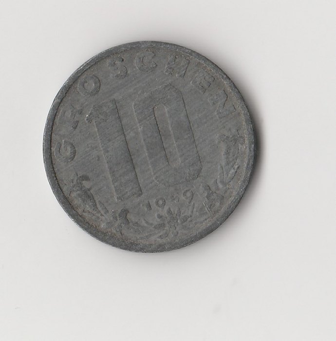  10 Groschen Östereich 1949 (M082)   