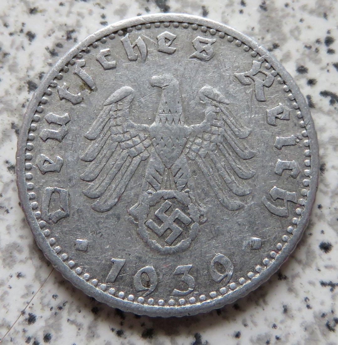  Drittes Reich 50 Pfennig 1939 D   