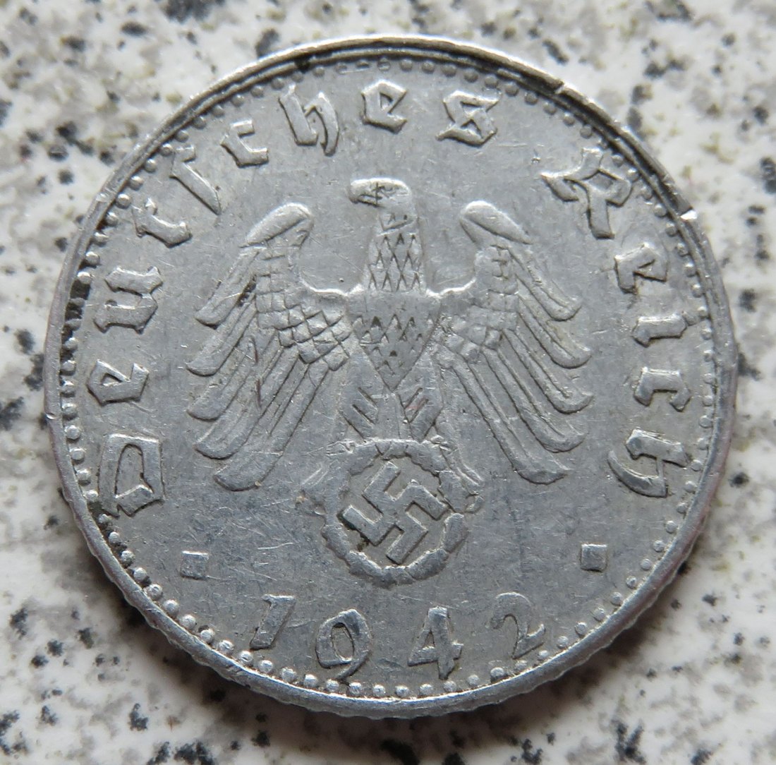  Drittes Reich 50 Pfennig 1942 G   