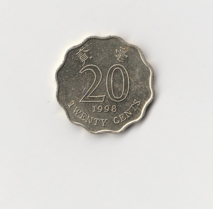  20 cent Hong Kong 1998 (M088)   