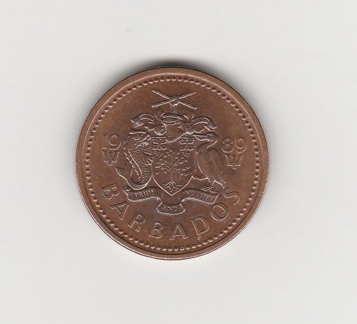  1 Cent Barbados 1989 (M090)   